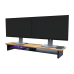 Stand para Monitor em Madeira Maciça Eucalipto 