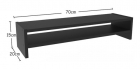 Suporte Para Monitor Mesa Elevado Organização Home Office