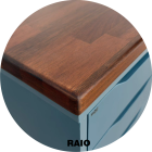 Kit Setup Pro tampo madeira maci&ccedil;a Eucalipto